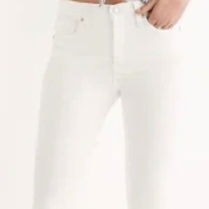 Madewell White Skinny Jeans